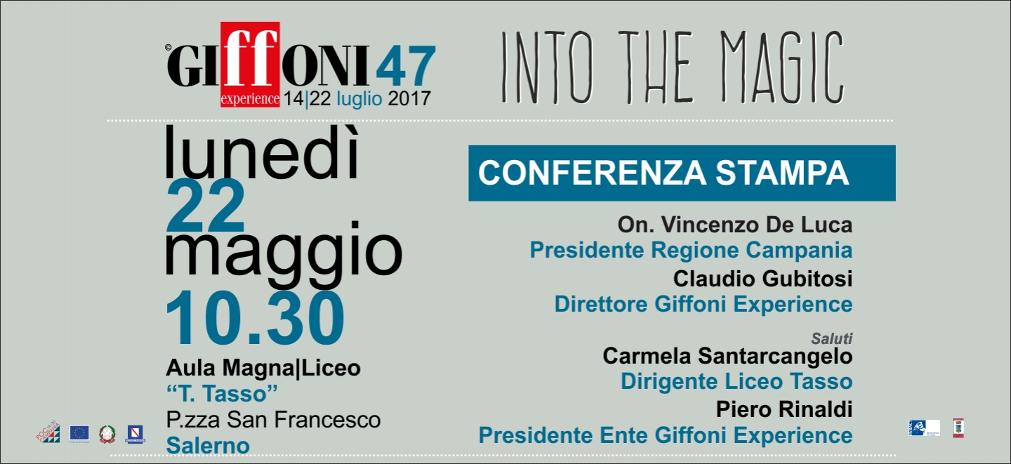 The 47th Giffoni Film Festival, Monday May 22 Director Claudio Gubitosi presents latest news on the 2017 Edition