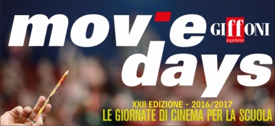 Al via i Movie Days 2017, 10mila studenti protagonisti in Cittadella per le Giornate di Cinema per la Scuola firmate Giffoni Experience