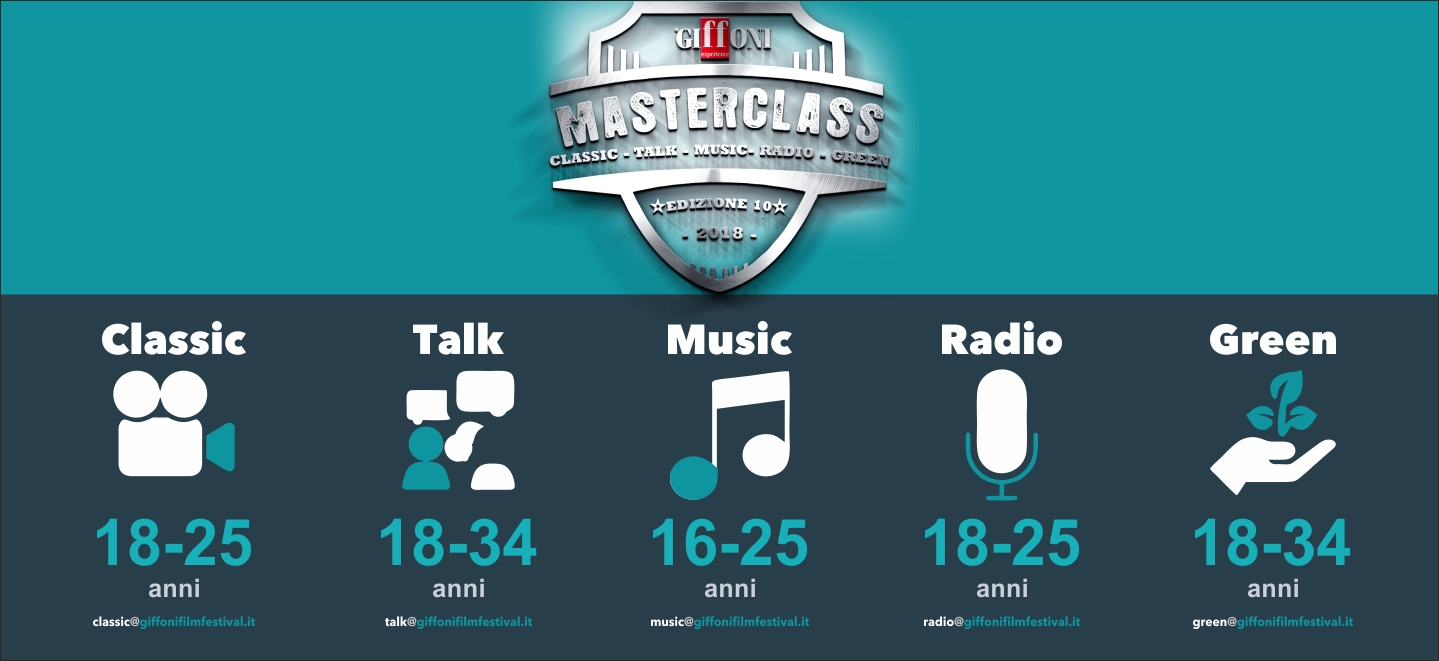 MASTERCLASS 2018: CLASSIC, TALK, MUSIC, RADIO E GREEN. ECCO LE CINQUE SEZIONI DI APPROFONDIMENTO PER 500 GIFFONERS