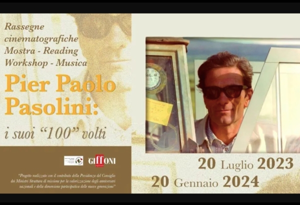 “Pier Paolo Pasolini: i suoi 100 volti”, domani la presentazione del progetto