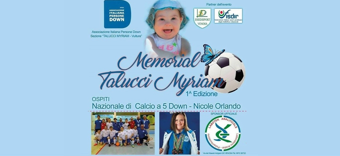 Anche Aura, l’espressione sociale di Giffoni Experience, parteciperà alla I edizione del Memorial Myriam Talucci, manifestazione in programma, 28 e  29 aprile, a Venosa (Potenza).