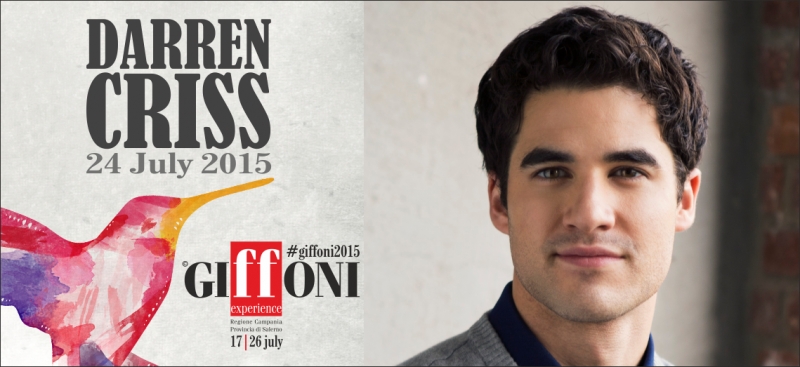 DARREN CRISS IS SET TO APPEAR AT THE GIFFONI EXPERIENCE ON JULY 24