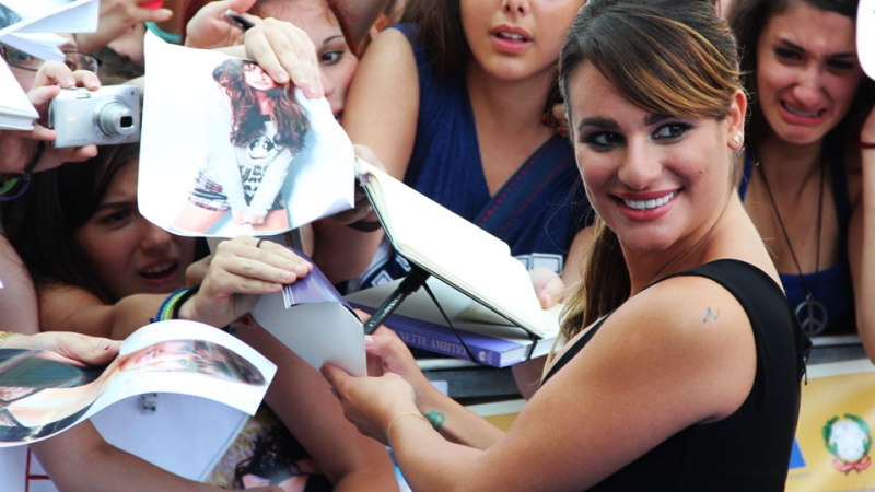 Glee Star Lea Michele: &quot;The tv series has changed my life&quot;