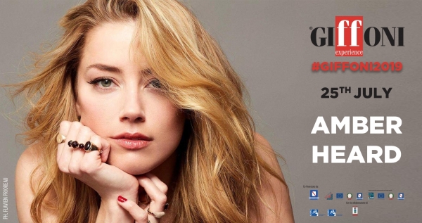 Amber Heard today at #Giffoni2019 to receive the Experience Award