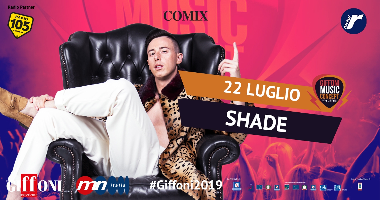 Shade arriving at #Giffoni2019 on July 22nd