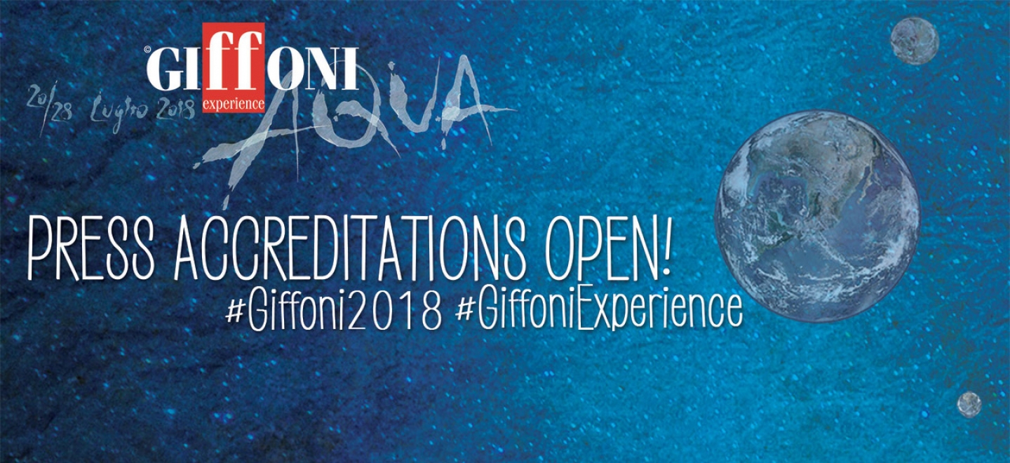 PRESS CREDENTIALS PROCEDURES ARE NOW OPEN FOR THE 48th EDITION OF GIFFONI FILM FESTIVAL