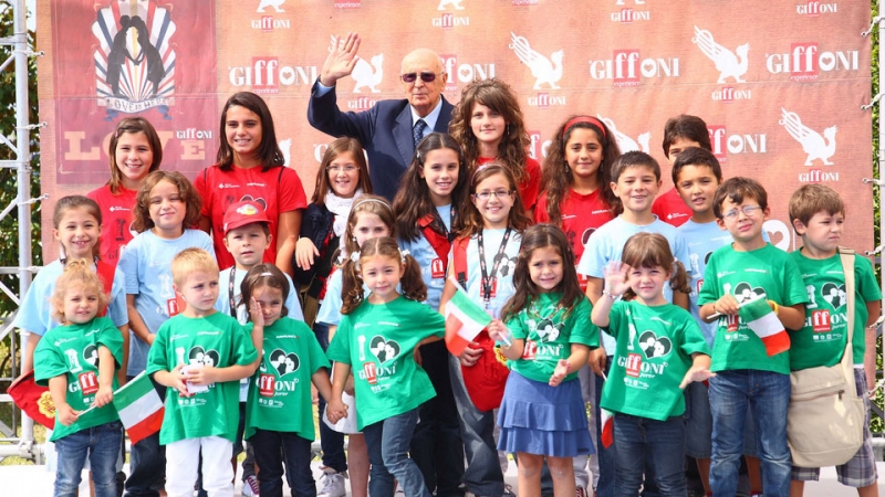 The wish of the President of the Italian Republic Giorgio Napolitano to the Giffoni Film Festival