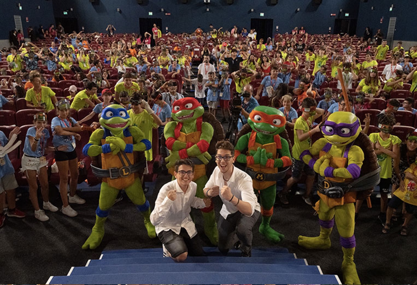 At #Giffoni53 preview of &quot;Ninja Turtles: Mutant Chaos,&quot; one of the MOST EXPECTED animatrd movie OF 2023