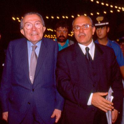 Claudio Gubitosi con il Presidente Giulio Andreotti