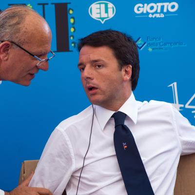 Claudio Gubitosi e l'On. Matteo Renzi Renzi