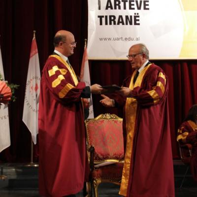 Laurea Honoris Causa Università Statale di Tirana - Albani