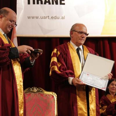 Laurea Honoris Causa Università Statale di Tirana - Albania