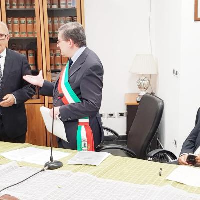 Cittadinanza onoraria Comune di Sant'Arsenio con il sindaco Donato Pica