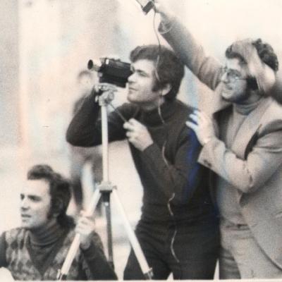 1969-1970 Claudio Gubitosi mentre realizza i suoi primi film