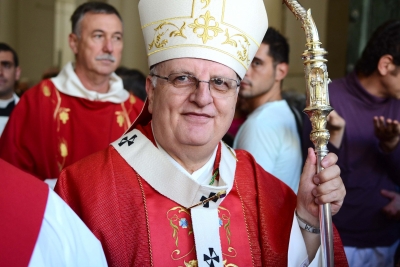 S. E. l&#039;Arcivescovo Luigi Moretti in visita a Giffoni Experience