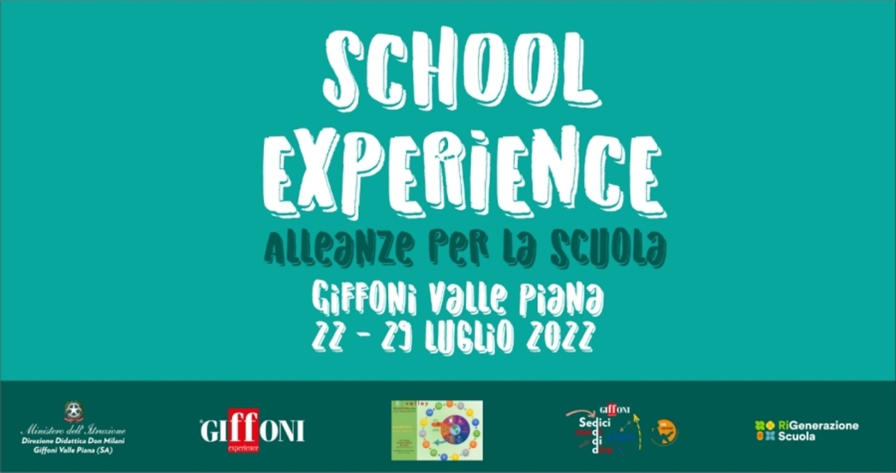 “School Experience – Alleanze per la scuola”: al #Giffoni2022 sei appuntamenti per docenti ed educatori