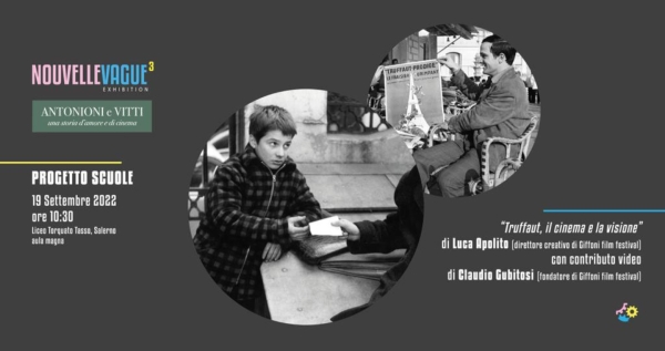 “Truffaut, il cinema e la visione”: il 19 settembre Giffoni al Liceo Tasso di Salerno per raccontare la Nouvelle Vague