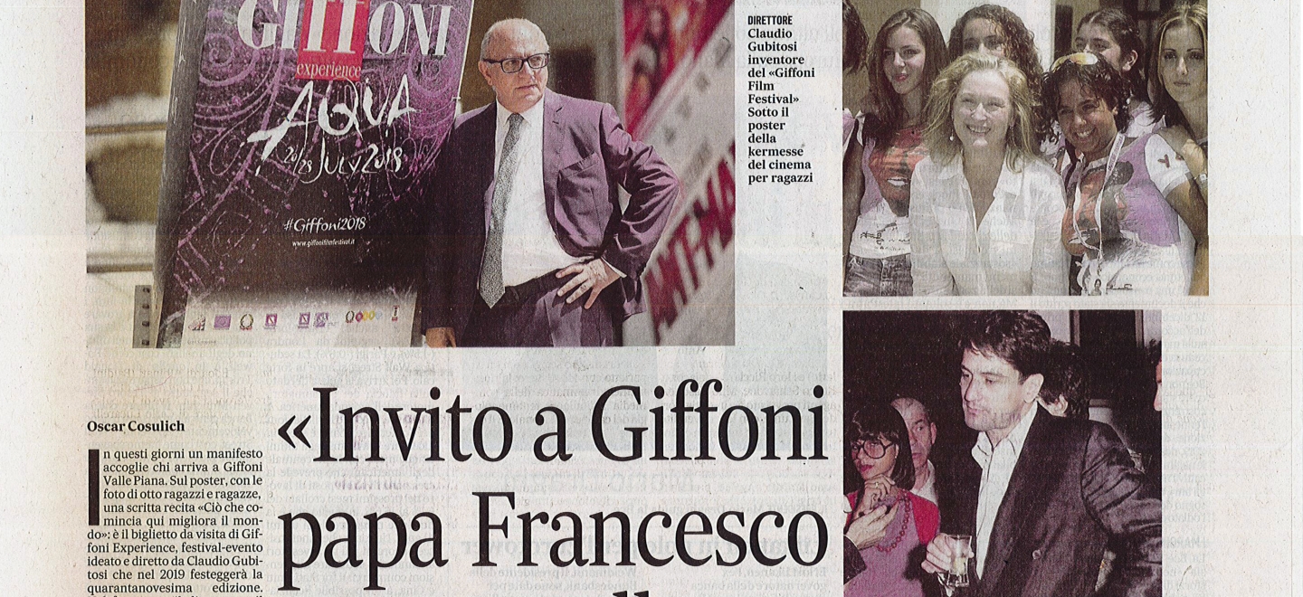 “Invito a Giffoni Papa Francesco e Mattarella”: l’esclusiva intervista del direttore Claudio Gubitosi a Il Mattino