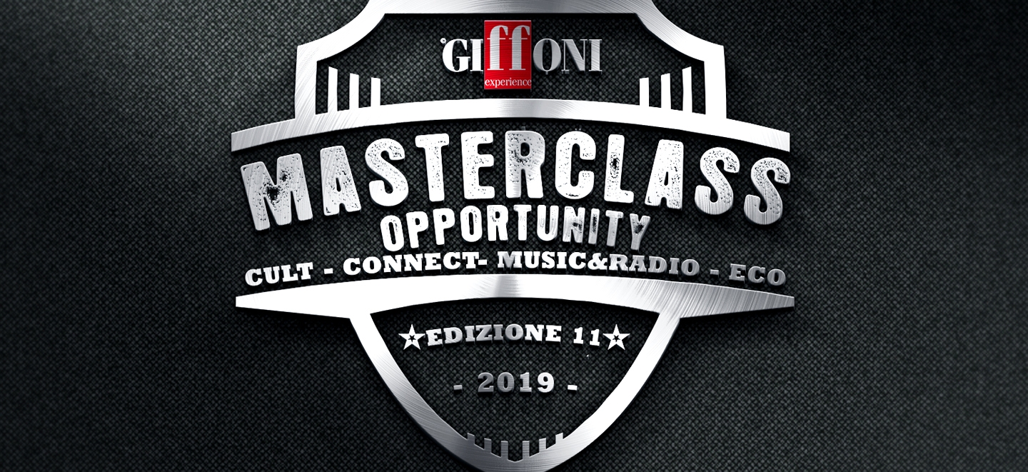 Ecco le 4 sezioni Masterclass Opportunity di #Giffoni2019: CULT - CONNECT - MUSIC&amp;RADIO - ECO