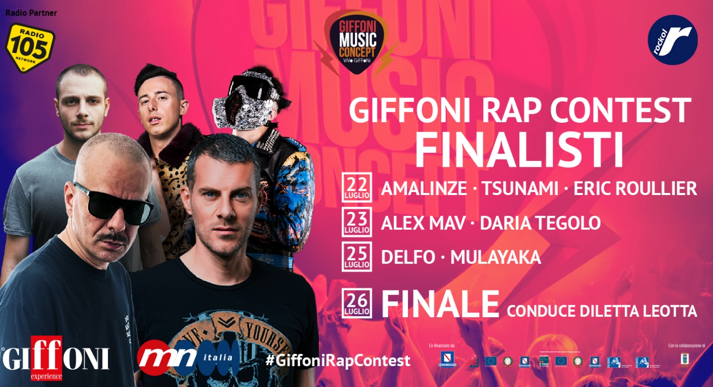GIFFONIRAPCONTEST2019, annunciati i 7 artisti finalisti che si esibiranno al Giffoni Film Festival
