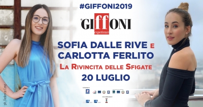 Sofia Dalle Rive e Carlotta Ferlito al #Giffoni2019