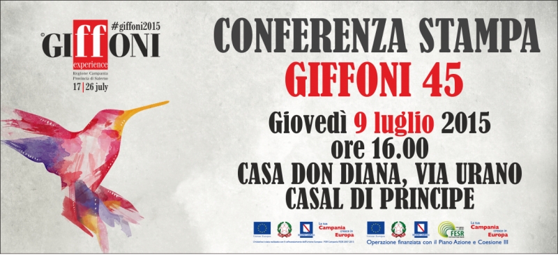 GIFFONI 2015, CONFERENZA STAMPA