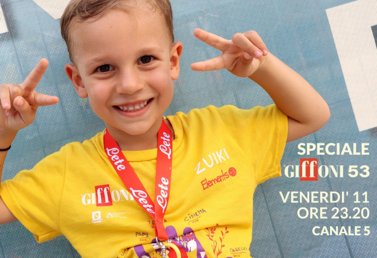 Speciale #Giffoni53: venerdì 11 agosto alle 23.20 su Canale5