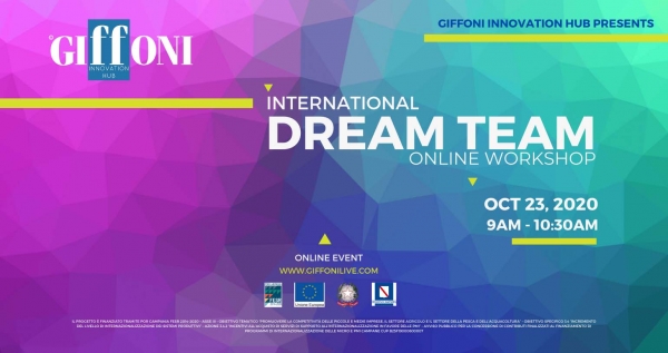 Il 23 ottobre un webinar per presentare il Dream Team ad aziende Brasiliane, Cinesi e Svedesi ed esportare il modello Giffoni