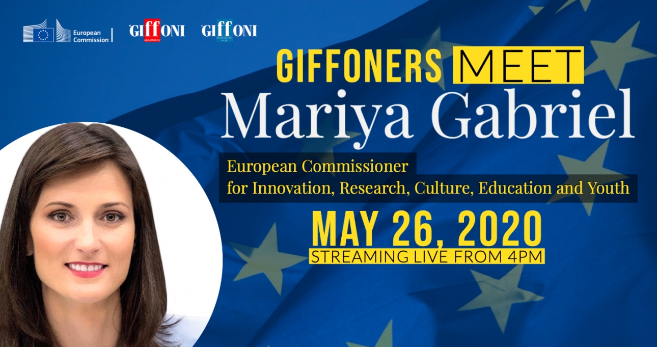Innovazione, cultura e creatività: domani 9 giffoners a confronto con il Commissario Europeo Mariya Gabriel