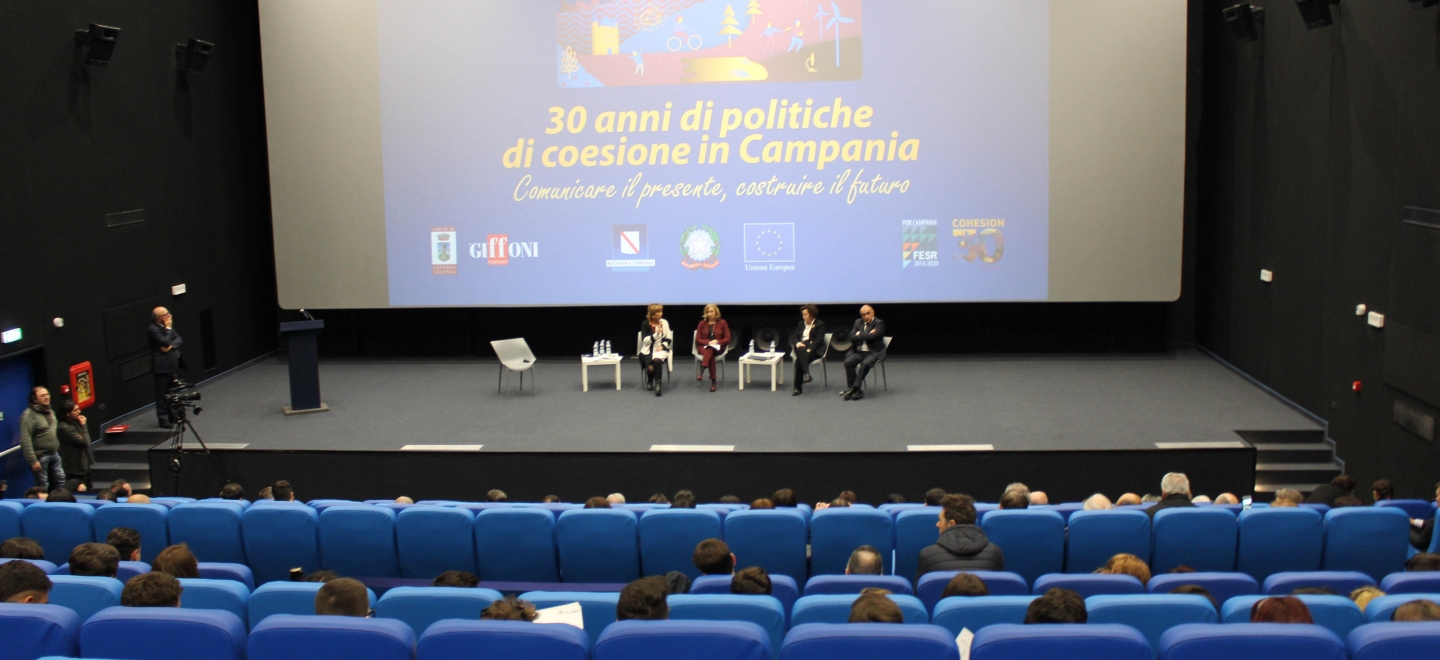 30 anni di politiche di coesione in Campania celebrati nella Multimedia Valley