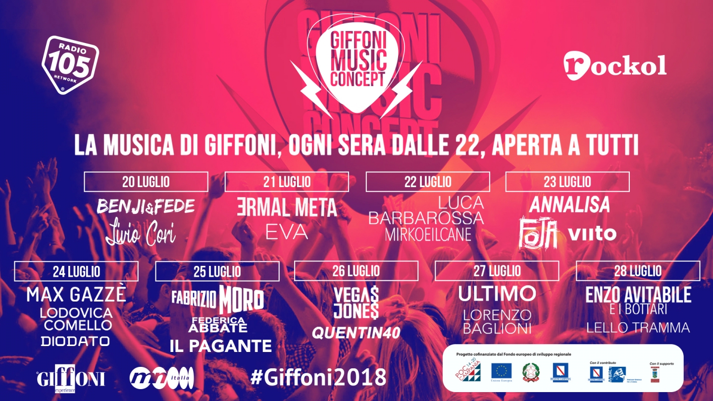 Giffoni Music Concept: Tanta musica alla 48ᵃ edizione del #Giffoni2018