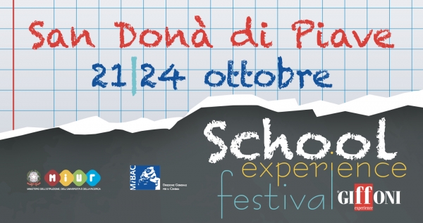 School Experience Festival: Il ‘Road to 50’ di Giffoni parte dal Veneto con un festival itinerante